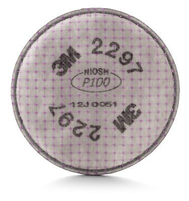 3M 2297 Advanced P100 Particulate Filter with Nuisance Level Organic Vapor Relief, Sold 100 eacch/case