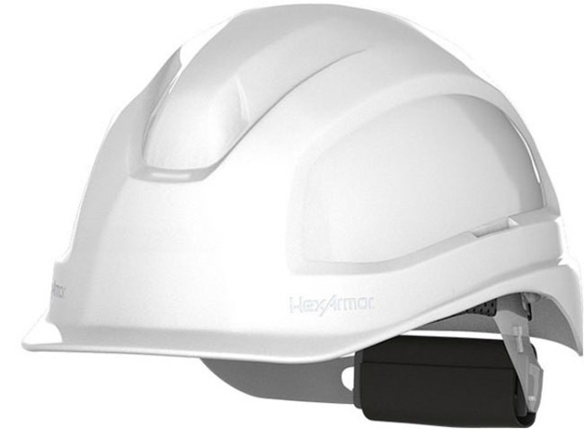 HexArmor®  Ceros™  XP250E Short Brim, NON-Vented Class C and Class E Safety Helmet 