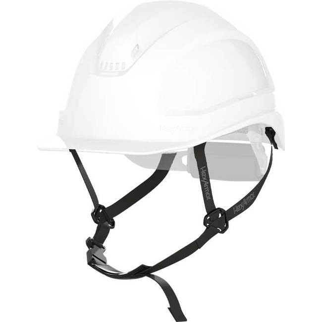 HexArmor®  Ceros™  XP450A Short Brim Vented Class C Safety Helmet with Adjustable Chin Strap