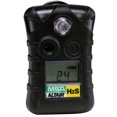 MSA 10092521 Altair H2S Hydrogen Sulfide Single Gas Detector, Low Alarm 10 ppm, High Alarm 15 ppm, 2 Year Warranty