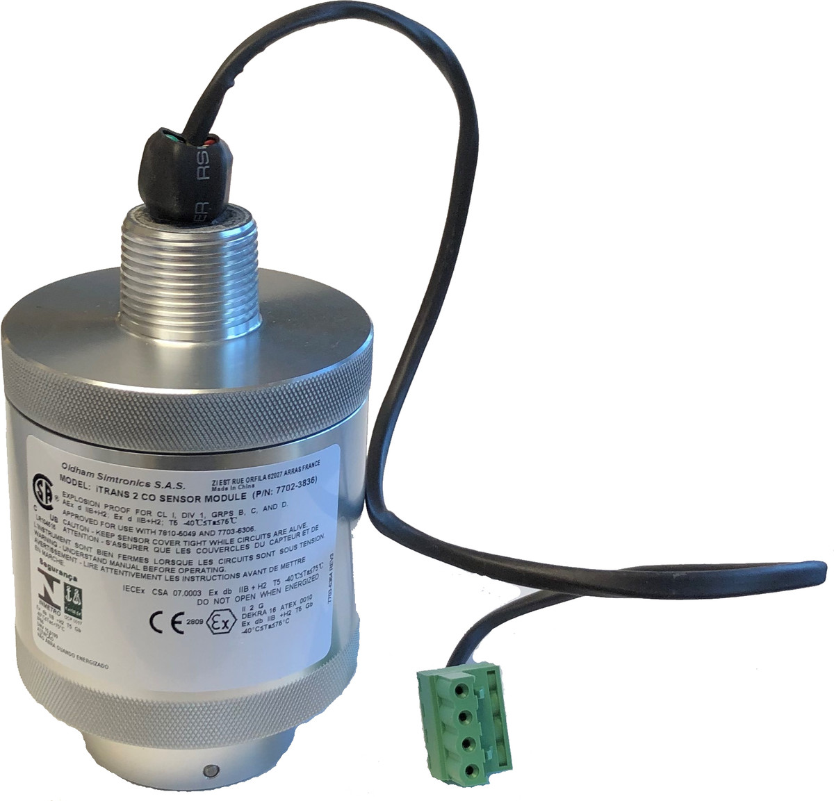 MSA Replacement (O2) Oxygen Sensor, Mfg# 10049806 - Durawear.com