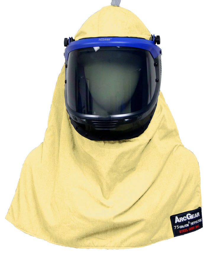 Steel Grip AG75H3P-A ArcGear 75 cal/cm2 Lift Front Hood w/ Cooling System and Lamp