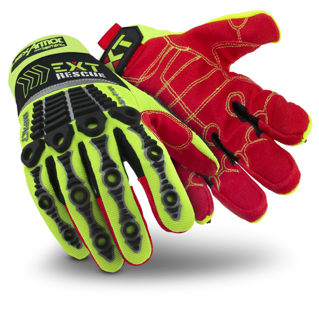 HexArmor 4012 EXT Rescue Glove, ANSI Cut Level A8 and Puncture Level 2