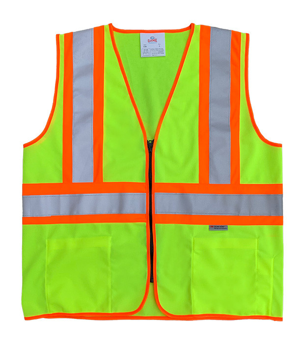 GAME I-84 Hi-Viz Tricot Class 2 D.O.T. Vest with Pockets