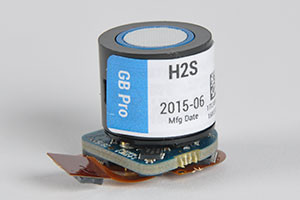 GasBadge Pro H2S Sensor, Hydrogen Sulfide, Measuring Range 0-500 ppm, Industrial Scientific Mfg# 17124983-2