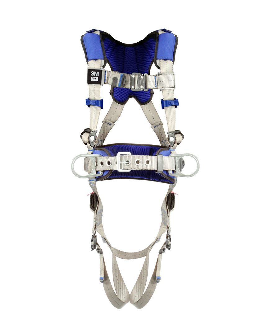 3M DBI-SALA ExoFit X100 Comfort Construction / Positioning Safety Harness, Quick Connect Chest Buckle, Quick Connect Leg Straps