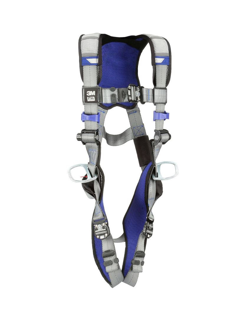 3M DBI-SALA ExoFit X200 Comfort Vest Positioning Safety Harness with Quick Connect Chest Buckle, Quick Connect Padded Leg Straps