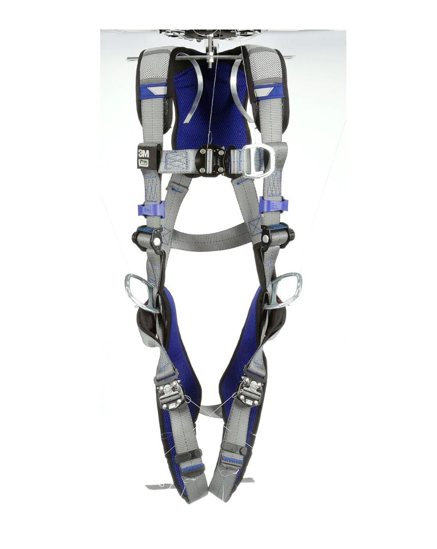 3M DBI-SALA ExoFit X200 Comfort Vest Climbing / Positioning Safety Harness with Quick Connect Chest Buckle, Quick Connect Padded Leg Straps