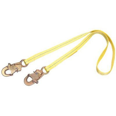 3M DBI-SALA 1231106 Single-Leg 6 Foot Web Positioning Lanyard with Self-Locking Snap Hooks