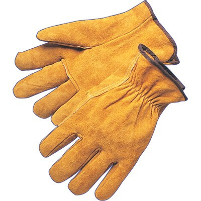 Durawear Bourbon Brown Split Leather Suede Drivers Style Work Glove, Sold In Pairs