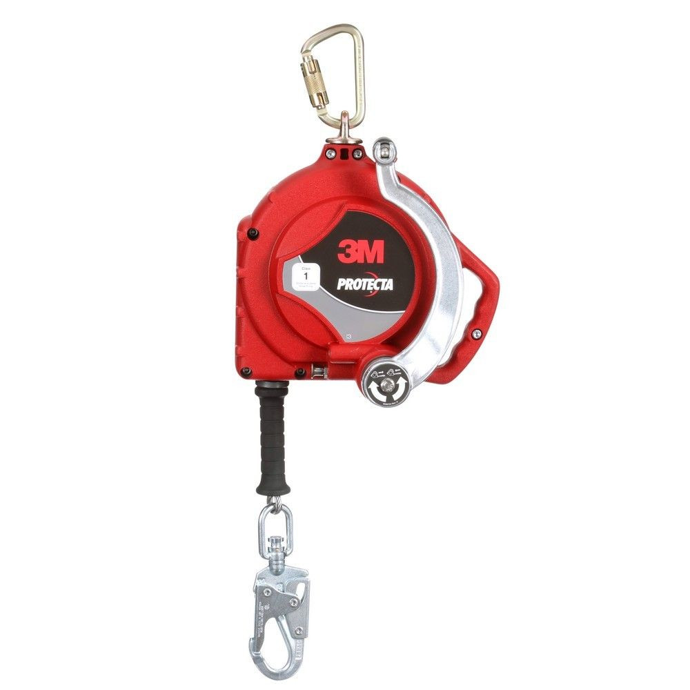 3M Protecta Rebel 3590050 50 Ft Galvanized Cable 3-Way Rescue Retrieval Self Retracting Lifeline, Class 1
