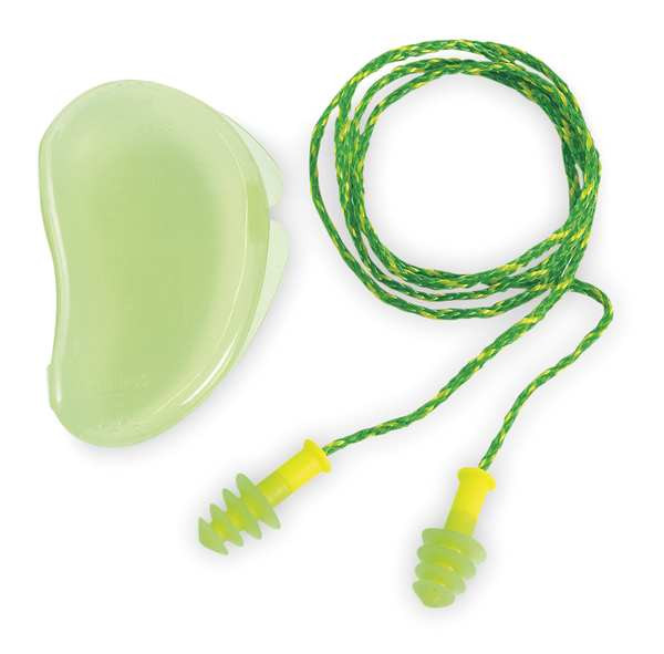 Howard Leight FUS30S-HP Small Fusion® Reusable Earplugs, Corded, NRR 27dB, Conforming Fit, 100 pr/box