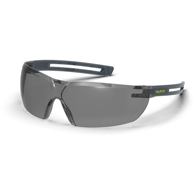 HexArmor LT400 Lightweight Safety Glasses, Grey 23% Lens with TruShield  Coating, Mfg# 11-22002-02