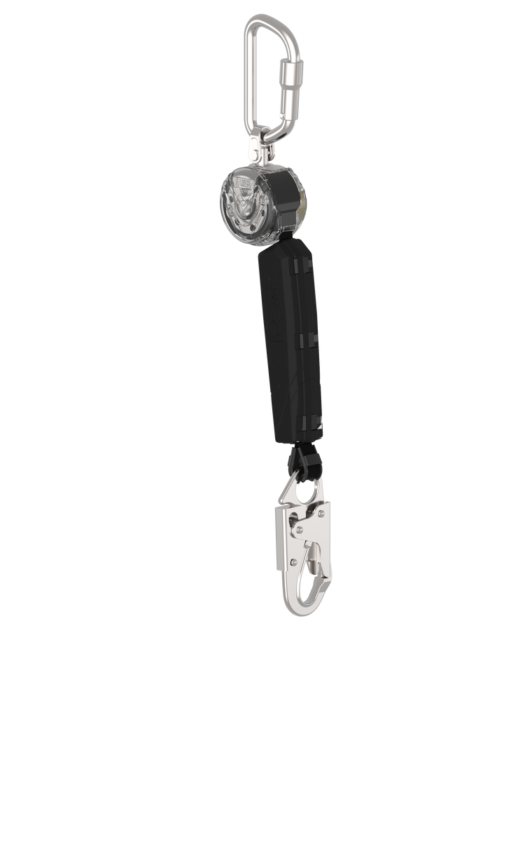 MSA V-TEC VTOHW-011-DB-A Class 1 Non-Leading Edge Personal Fall Limiter,  6 ft. Single-Leg Leg, 36C Snap-hook