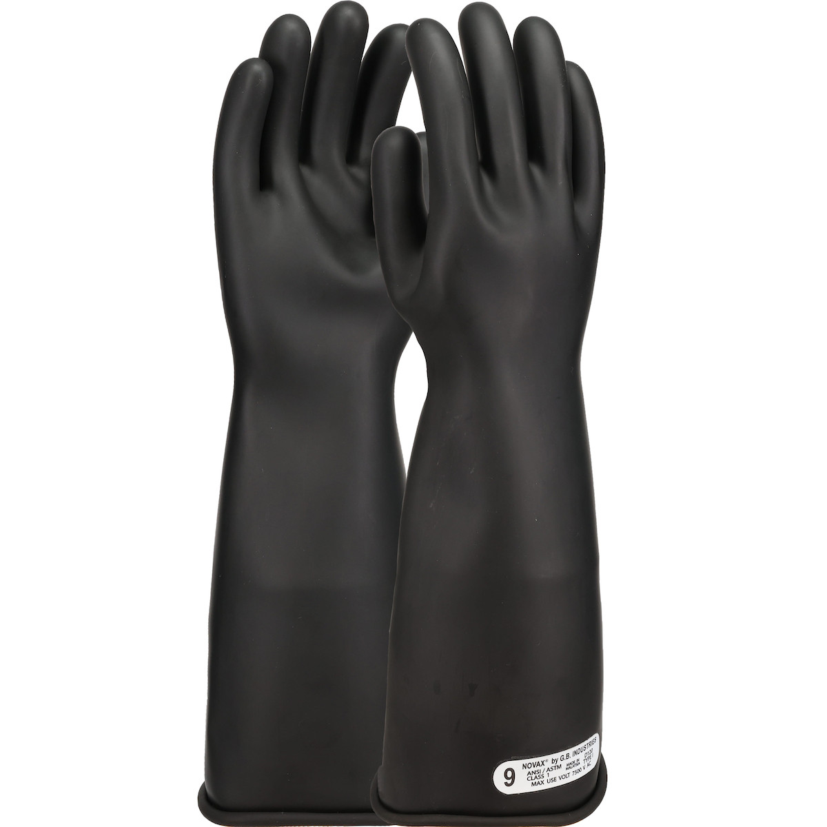 PIP Novax® 16" Class 1 Straight Black Electricians Glove, Mfg# 150-1-16