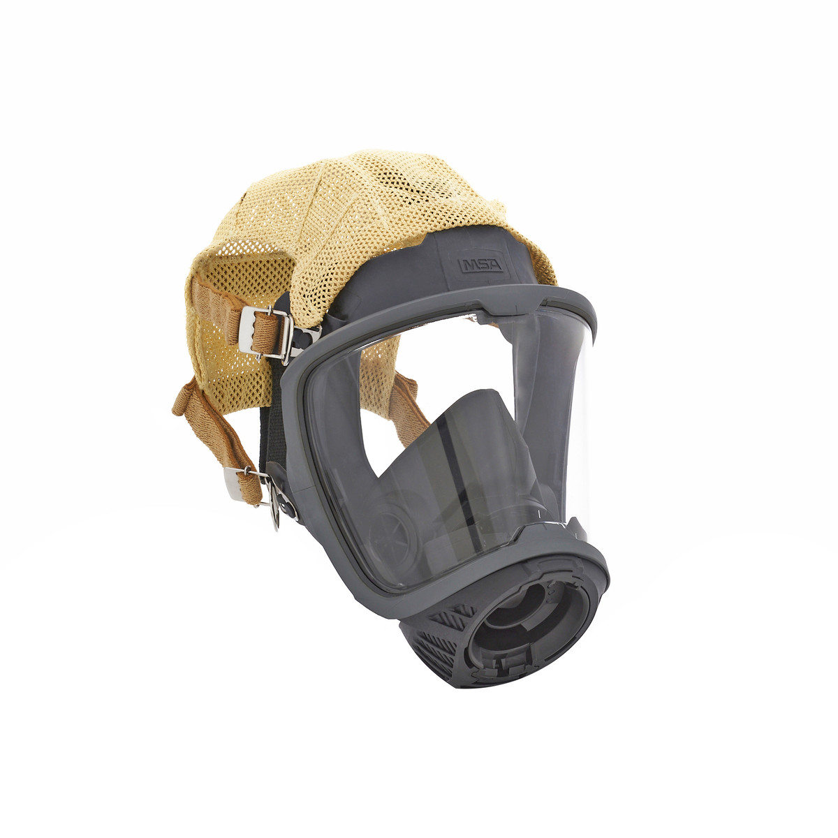 MSA G1 Fire Service Full Facepiece Assembly, 4 Point Kevlar Harness, without Neckstrap