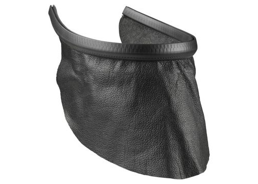 MSA Optrel Black Leather Chest Protector for use with Clearmaxx and Helix Series welding helmets, Mfg# 10246309