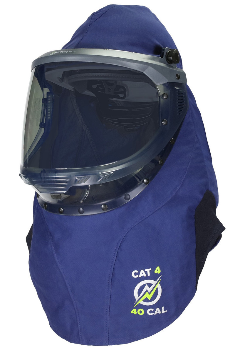 Enespro AGP 40 cal/cm2 Electrical ARC Protective Hood, Lift Front, ARC40H
