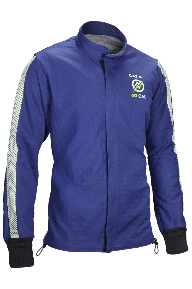 Enespro® AGP 40 Cal Arc Flash Jacket, Blue, ARC40J