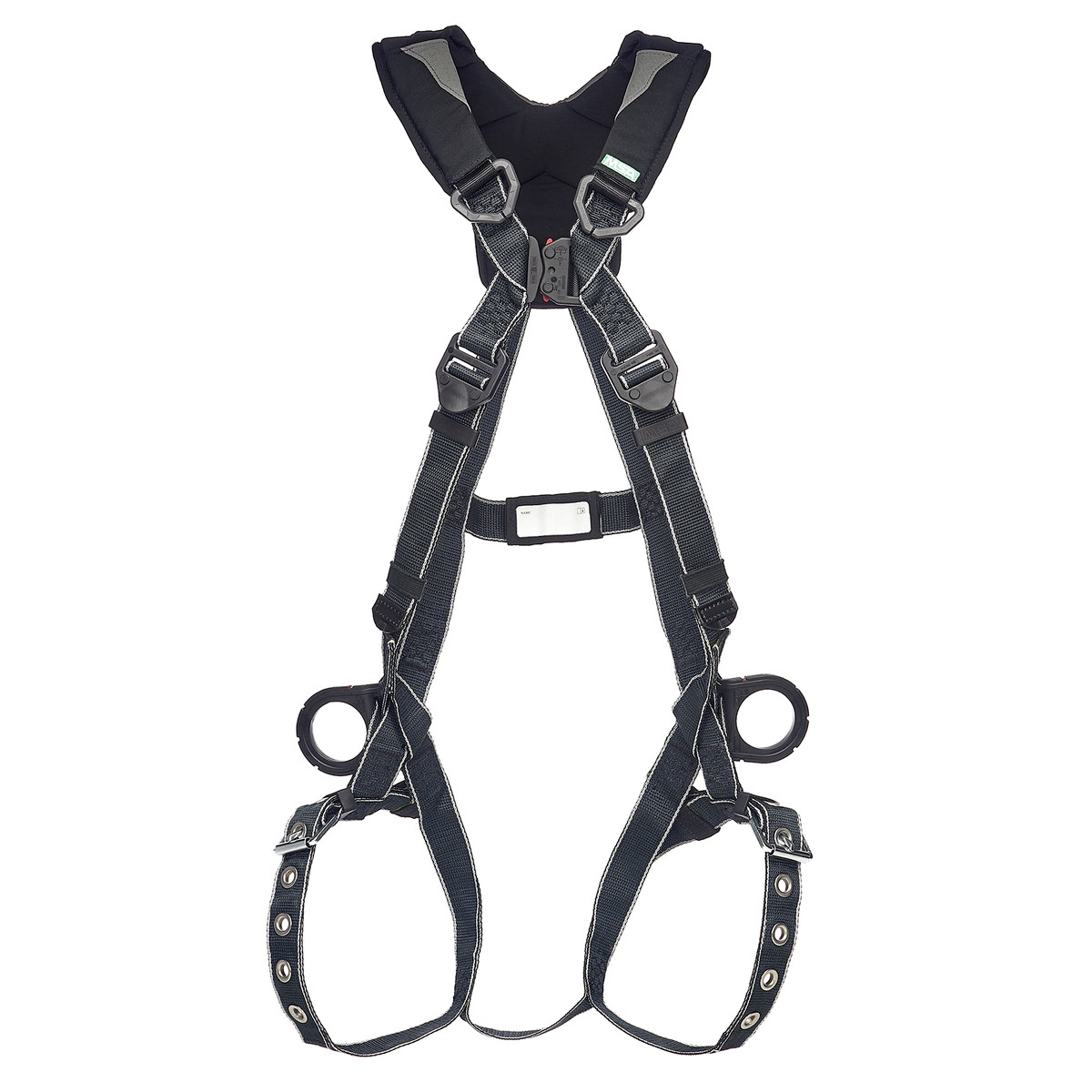 MSA V-Fit Arc-Flash Full Body Harness, Back & Hip D-Rings, Tongue Buckle Leg Straps