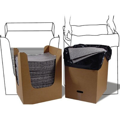 Brady SPC MRO100 Plus Heavy Universal Sorbent Pad, 100 each/bale