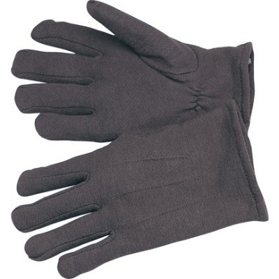 Liberty Safety 4508Q Brown Jersey Red Lined Gloves, Sold 12 pair/pkg