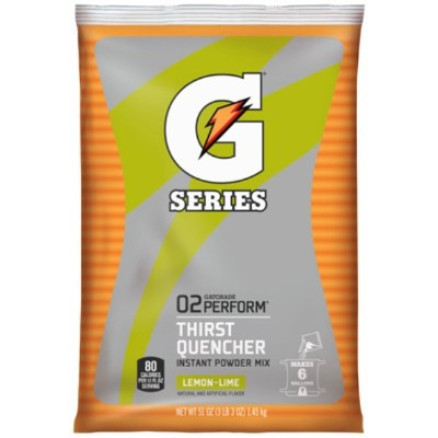 Gatorade® Lemon Lime 6 Gallon Instant Powder Mix Energy Drink, Case (14 packs), Mfg# 03967