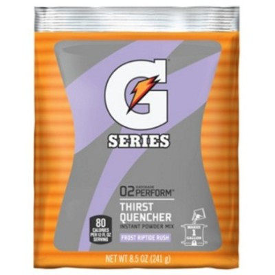 Gatorade® Riptide Rush 1 Gallon Instant Powder Mix Energy Drink, 1 Case (40 pk/cs) | Mfg# 33665
