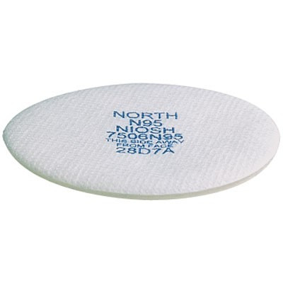 North Safety 7506N95 N95 Respirator Pre-Filter, 10 ea/bag