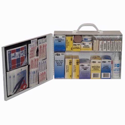 Pac-Kit Safety 75 Person First Aid Station, Two Shelf Station, Mfg# 6135
