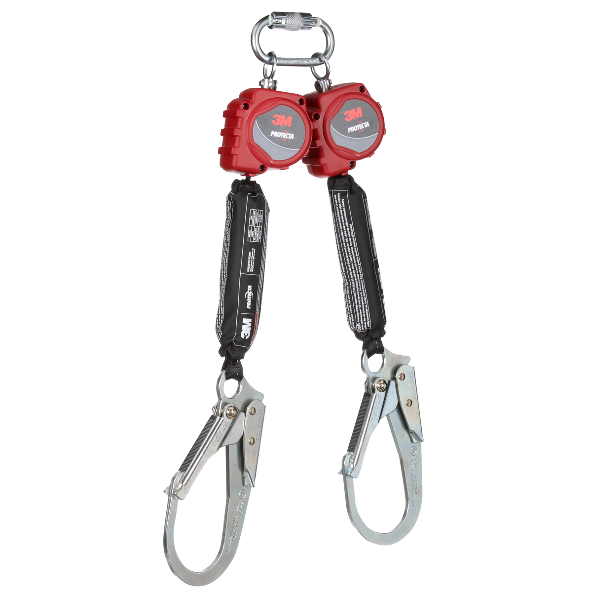 3M Protecta Rebel 6 ft. Twin-Leg Self Retracting Lifeline with Steel Rebar Hooks, Quick Connector for Harness Mount , Mfg# 3100512