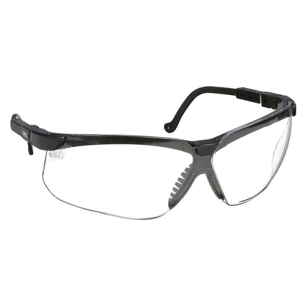 Uvex S3200HS Genesis Safety Eyewear, Black Frame, Clear