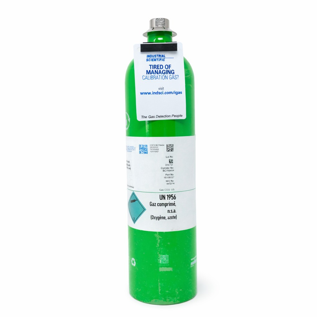 Industrial Scientific Calibration and Bump Test Gas 18109157, 116