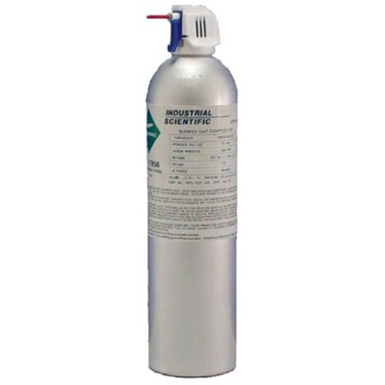 Bump Test Gas Cylinder, 11 Liter, Industrial Scientific 18105825, Hazmat