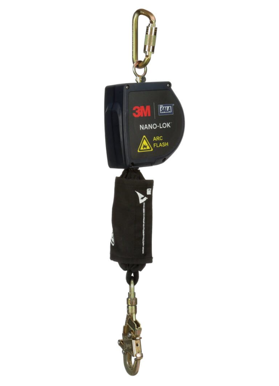 3M DBI-SALA Nano-Lok Extended Length Self Retracting Lifeline, 11' Arc Flash Web 3101684