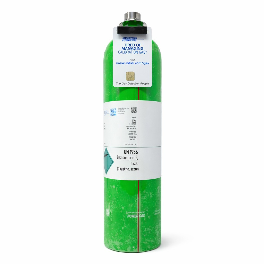 Industrial Scientific 18109155 Calibration and Bump Test Gas, 58