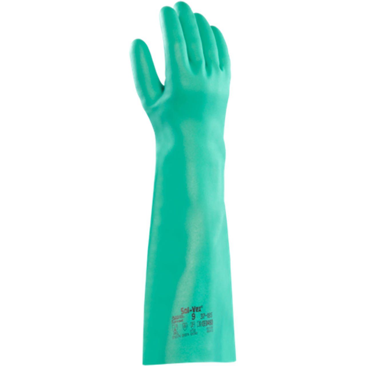 elbow length nitrile gloves