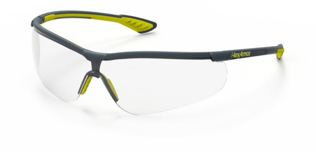 Hexarmor VS250 Safety Eyewear with TruShieldS Coating, Clear Lens, Mfg