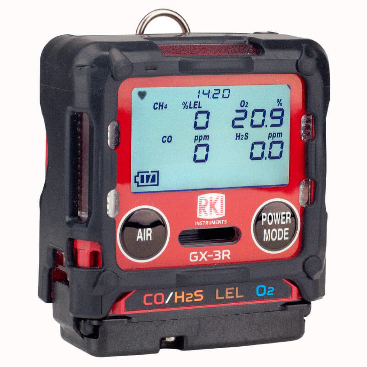 72-RA-C RKI GX-3R 4-gas Personal Gas Detector