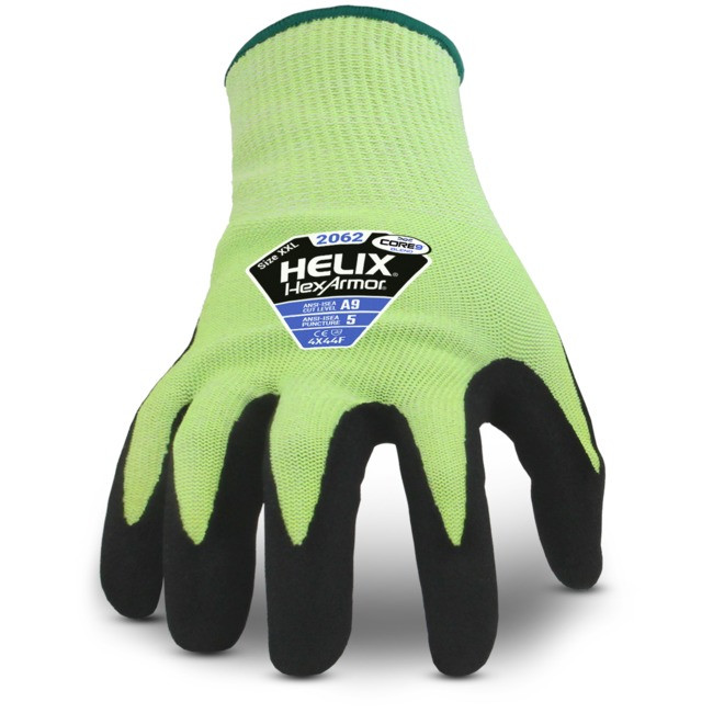 HexArmor Helix® 2062 Cut Level A9 (Highest) and Puncture Level 5 Gloves