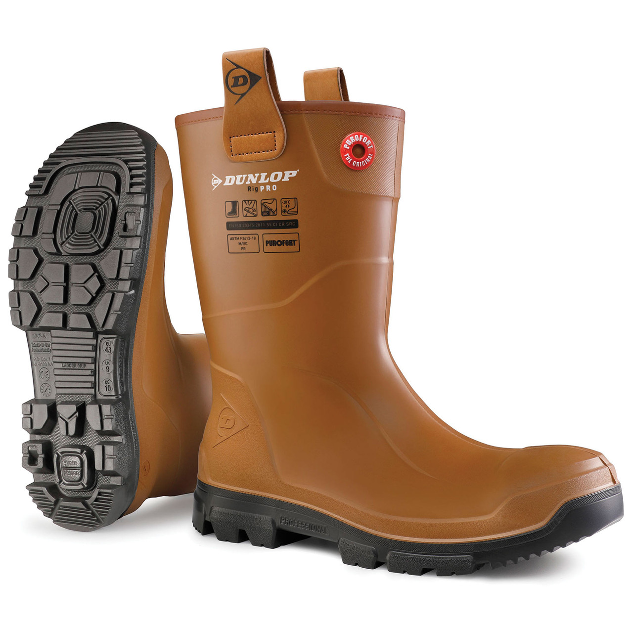 Dunlop Purofort RigPro Safety Boots – Waterproof Steel Toe | Durawear