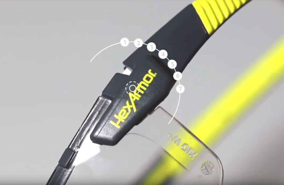 HexArmor VS300 Safety Eyewear, Variomatic Lens with TruShield Coating