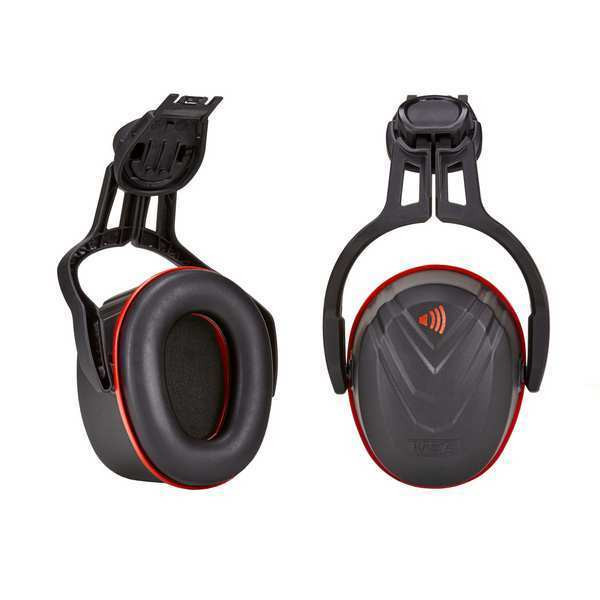 MSA V-Gard Cap-Mounted Earmuffs, High Attenuation Level, 31 NPR