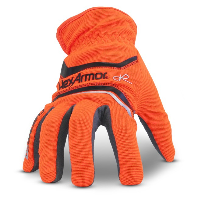 HexArmor Chrome SLT 4072 Synthetic Leather Palm Mechanics Gloves, ANSI