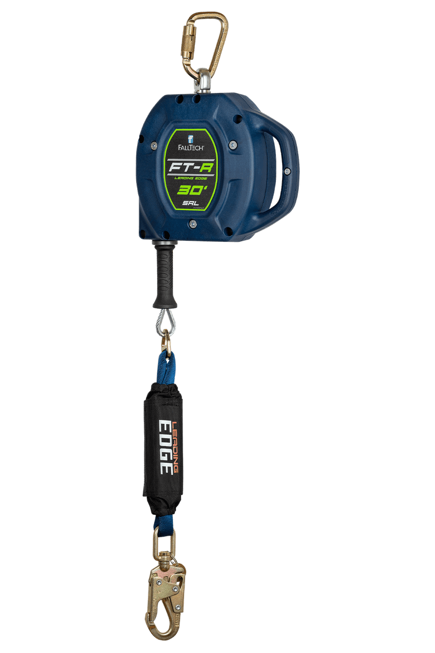 FallTech FT-R™ Class 2 Leading Edge SRL with 30' Galvanized Steel Cable ...