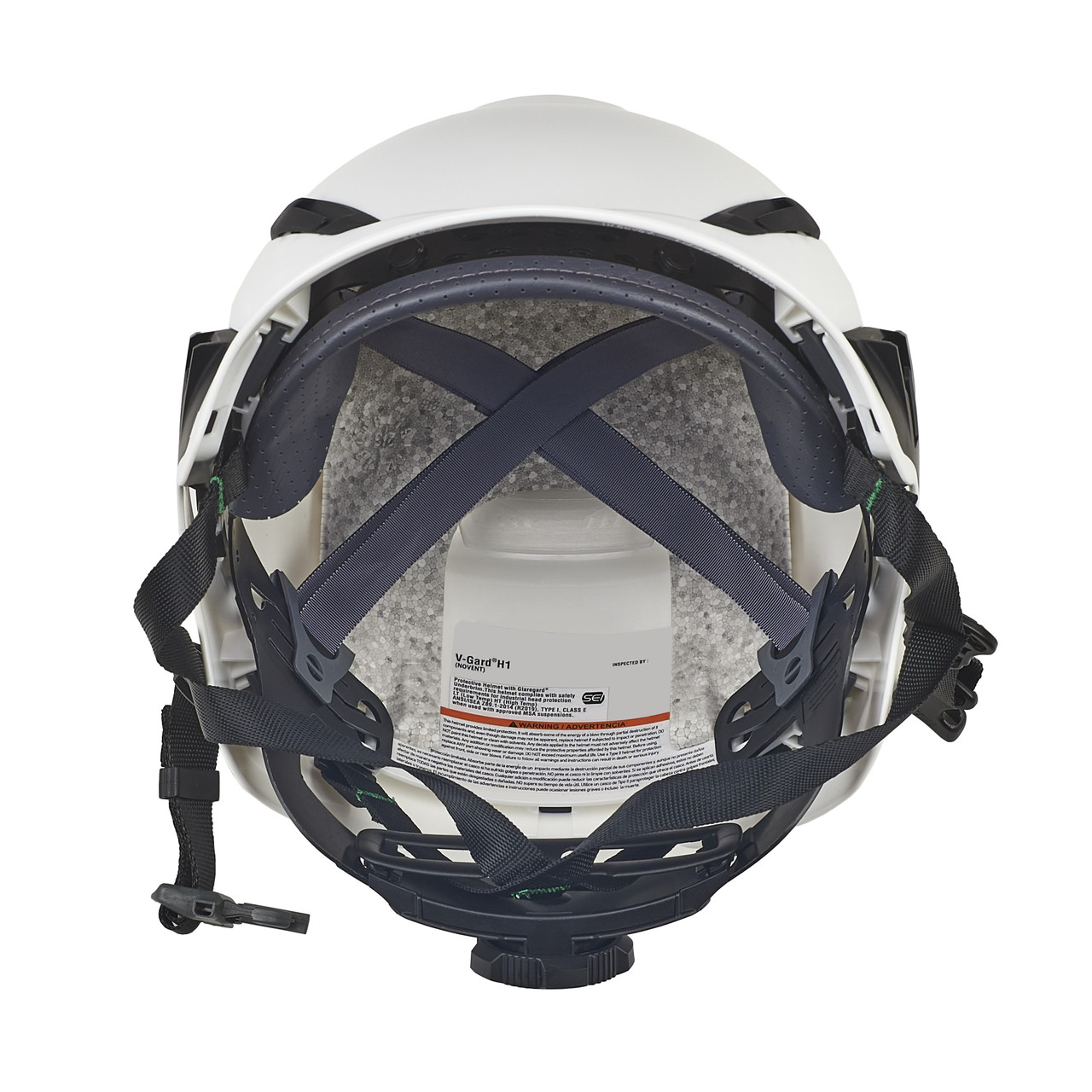 MSA V-Gard® H1 PRO Non-Vented Safety Helmet with Chinstrap and Fas