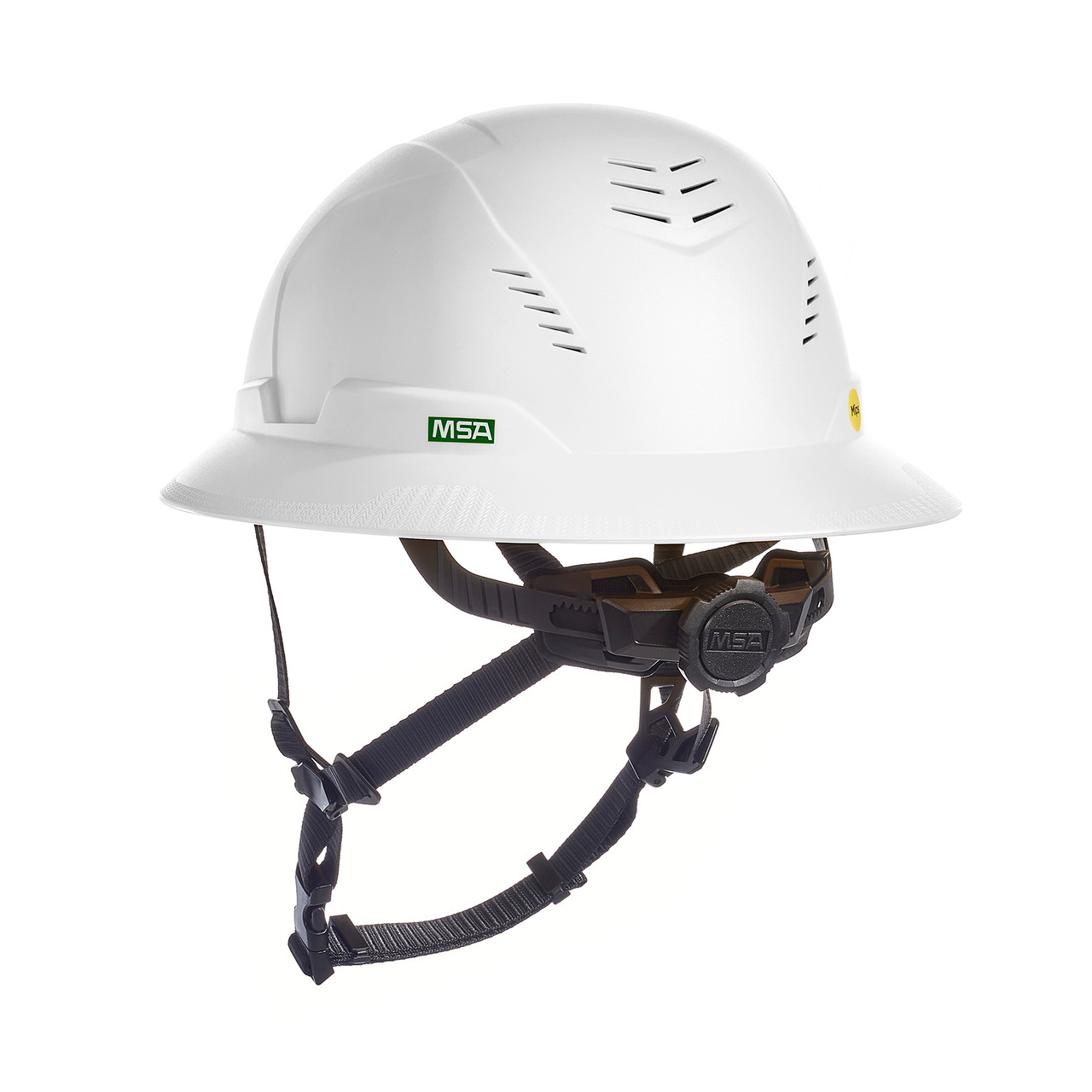 MSA V-Gard H2 Vented Full Brim Helmet – Type II Class C