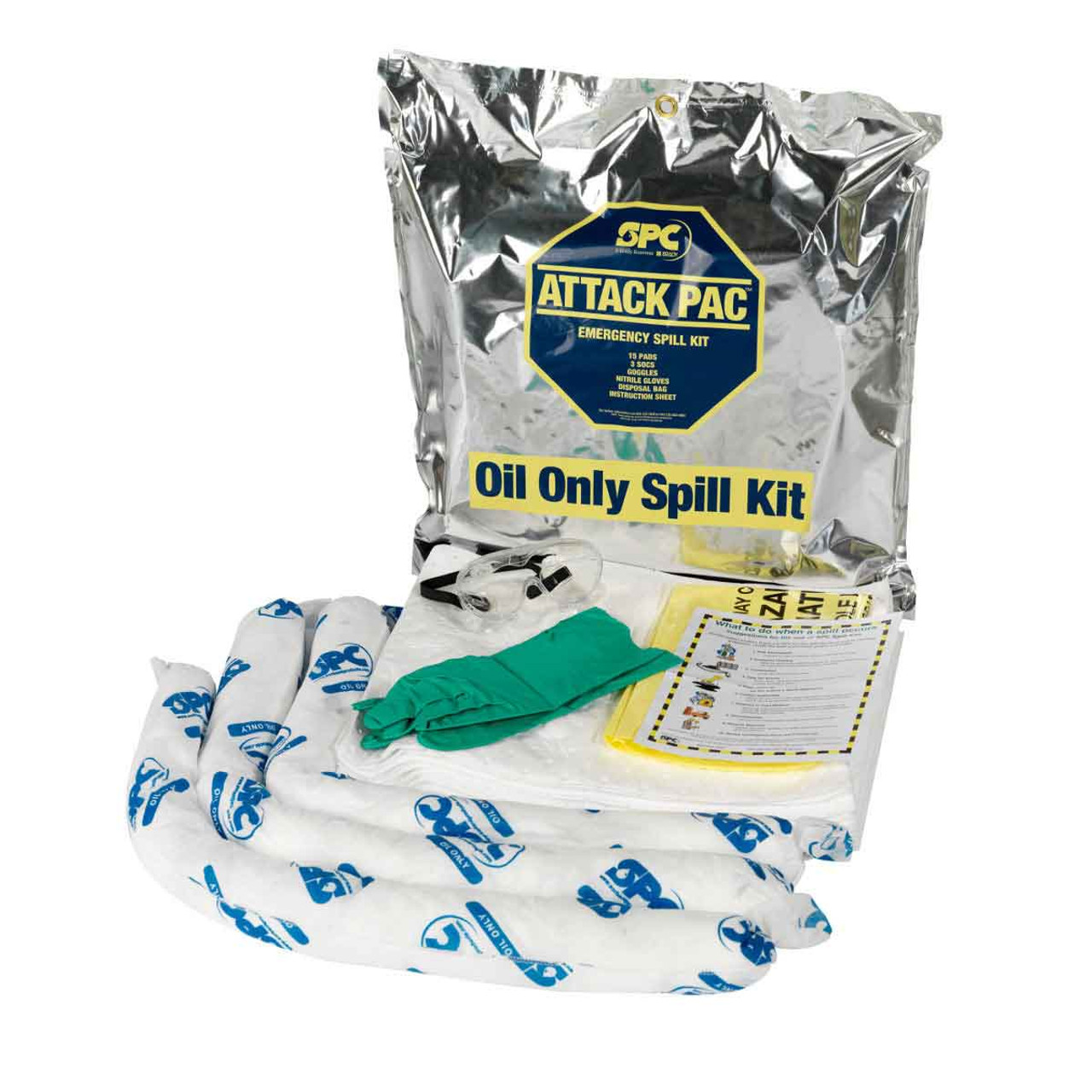 Brady SPC Attack Oil Spill Kit, SKO-ATK, # 107812 - Durawear.com