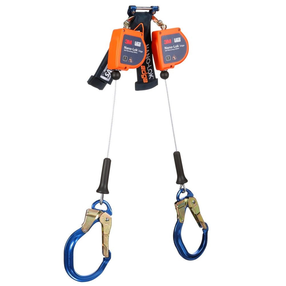 3M DBI-SALA Nano-Lok Edge Twin-Leg Cable SRL Class 2 8 ft 3500277
