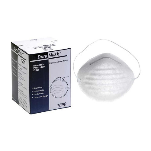 Duramask 1890 Nuisance Mask, Single Elastic Strap, 50 each/box